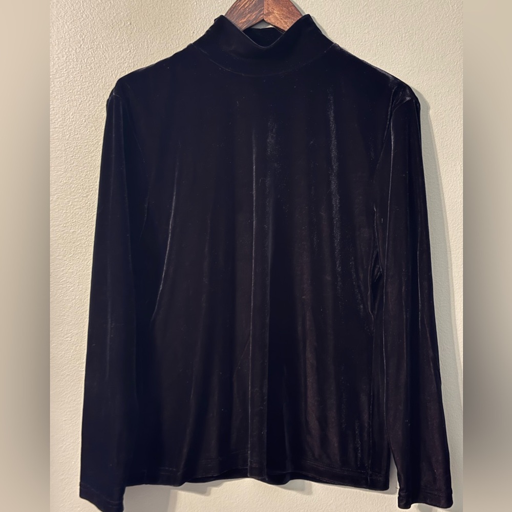 Black Velvet Top
